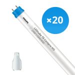 Confezione Multipack 20x Philips Tubo LED T8 CorePro (EM/Mains) High Output 24W 2700lm - 840 Bianco Freddo | 150cm - Sostitutiva 58W