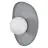 Ledvance Decor Luce Da Parete Cemento Nest Grigio | Adatto per 1x G9