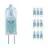Confezione Multipack 10x Osram 64427 Halostar Starlite 2000 GY6.35 20W 12V 928 | Bianco MolaCaldo - Miglior resa cromatica