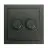 EcoDim Pulsante dimmer DUO Busch-Jaeger Future Linear incl. Piastra Di Copertura