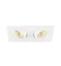 SLV New Tria 155 Faretti Aluminium Bianca Piazza 14W 640lm 38D - 930 Luce Calda -  | Miglior Resa Cromatica - Dimmerabile 