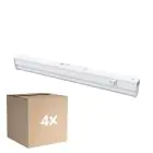 Confezione Multipack 4x Noxion Reglette LED Batline V2.0 4W 480lm - 830-865 CCT | 30cm