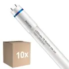 Confezione Multipack 10x Philips Tubo LED T8 MASTER (EM/Mains) Ultra Output 16W 2500lm - 840 Bianco Freddo | 105cm - Sostitutiva 38W